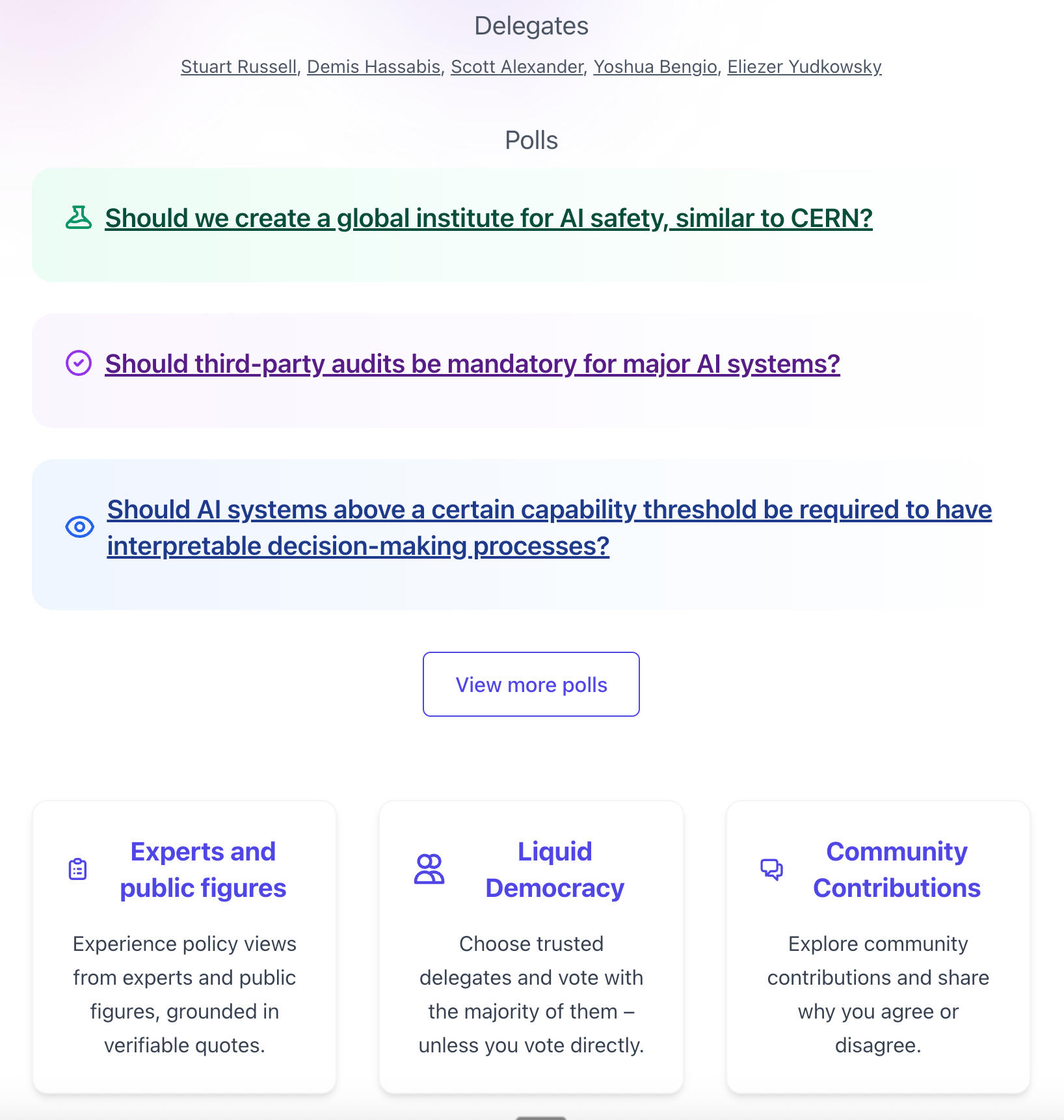 Screenshot of youcongress.org